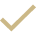 Check mark icon on black background